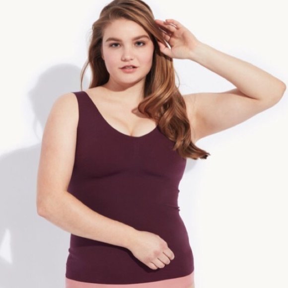 KNIX 34” Medium LuxeLift Tank Plum Built-In Bra - Picture 3 of 16